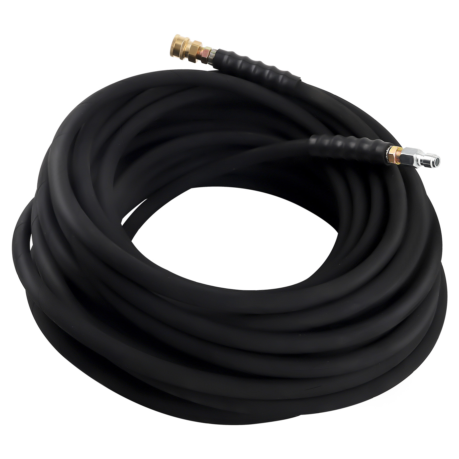 3/8In x 6000psi  HighTem Pressure Washer Hose 100ft 2-Braid Gray Non-Marking