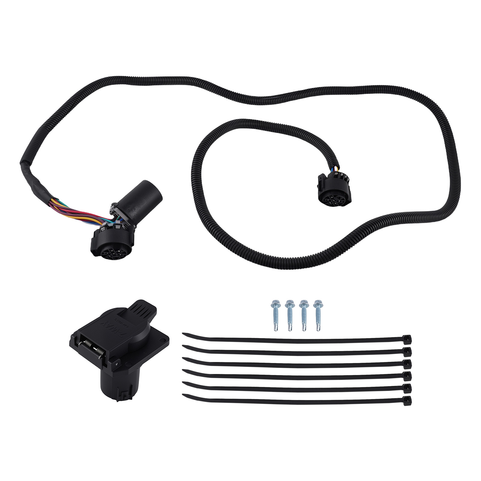 Trailer Wiring Harness w/ Connectors for Ford F250-F550 FSD 2017-2022 56070
