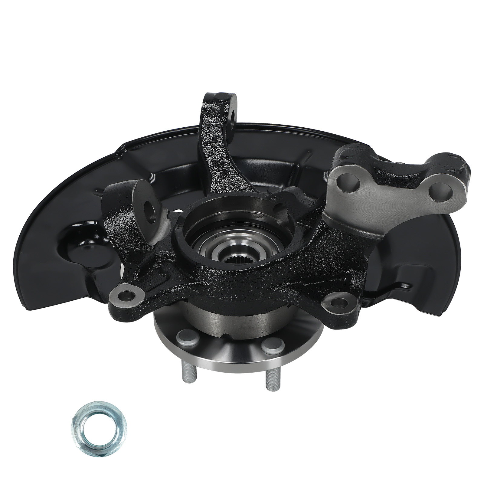 1x Front Steering Knuckle & Wheel Hub Bearing Assembly For Toyota Camry 2007-09