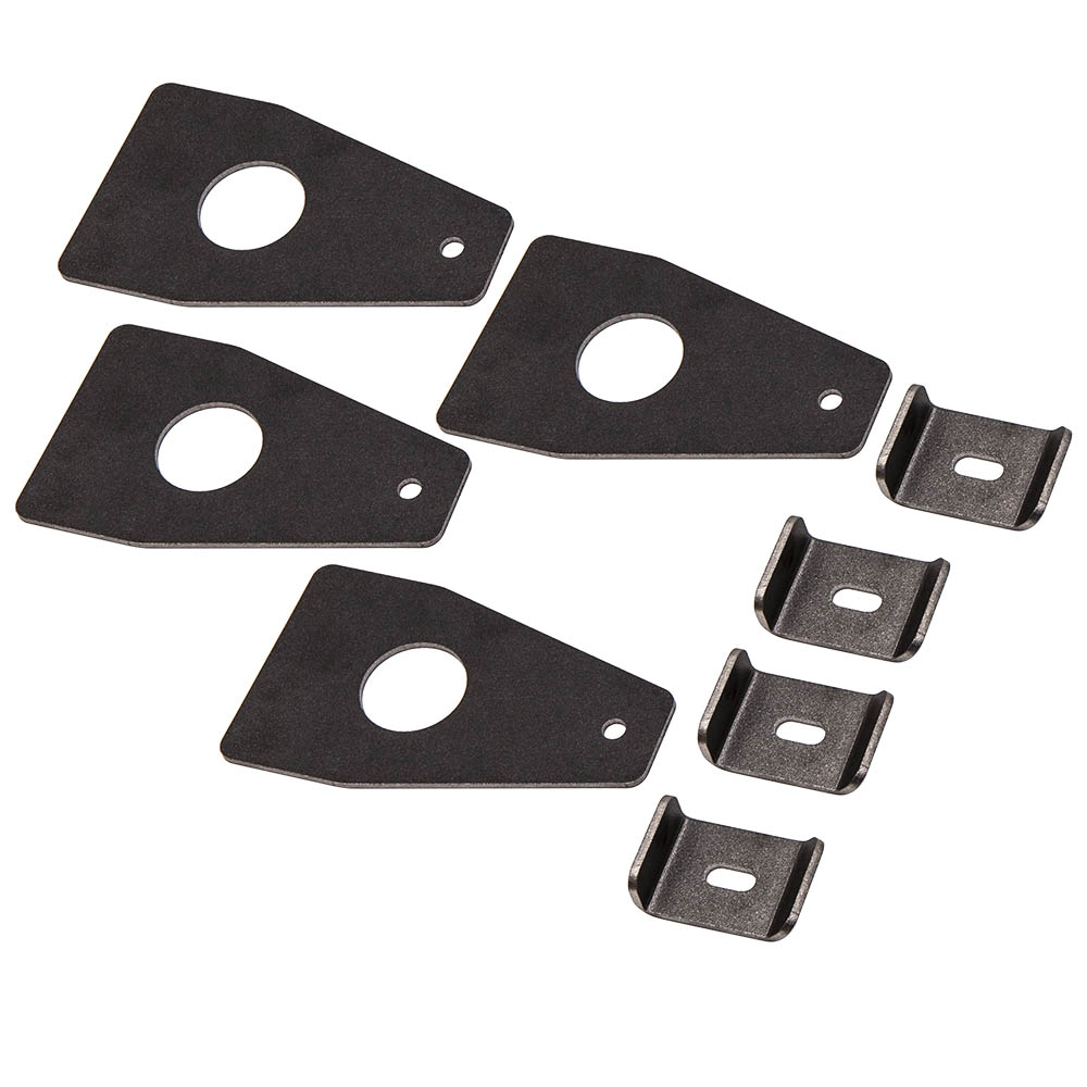 6pcs Universal  Roof Rack Gutter Mounts Bare Steel 6 inch Lrngth