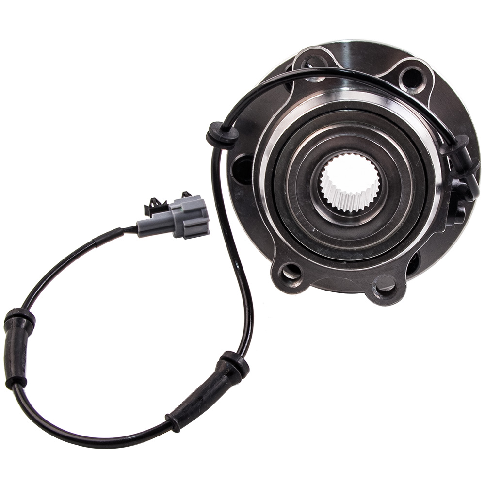 2x FRONT WHEEL BEARING HUBS FOR NISSAN NAVARA 4WD D40 YD25 VQ40 SPANISH