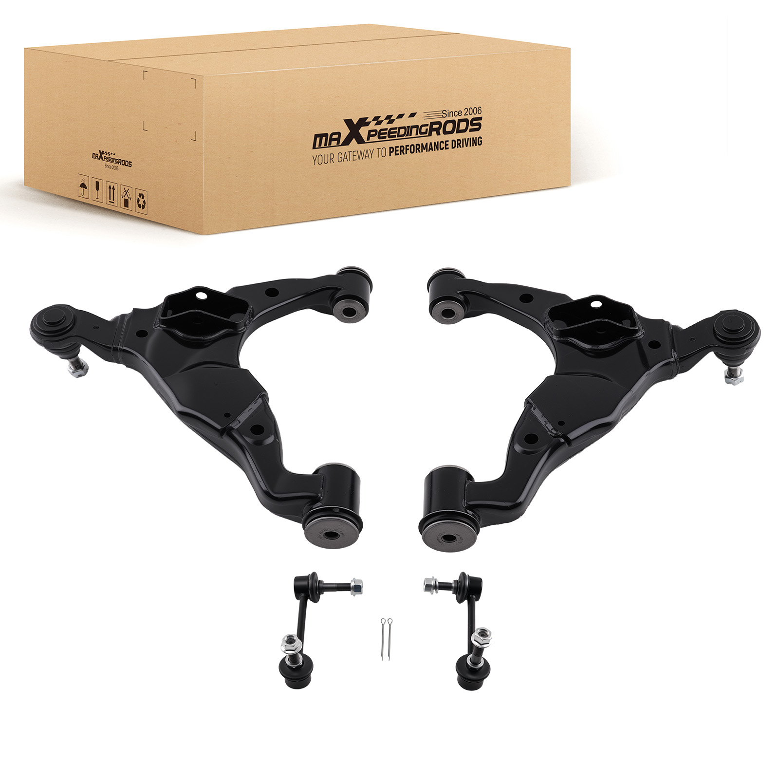 Front Lower Control Arm Ball Joint Stabilizer Link Kit for Lexus GX470 2003-2009