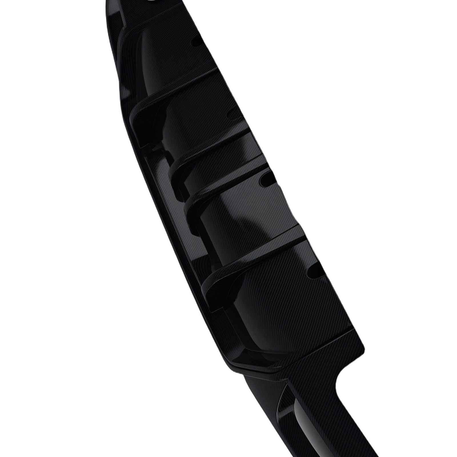 Rear Diffuser Lip For 19-22 BMW 3 Series G20 Sport 330i M340i CARBON FIBER STYLE