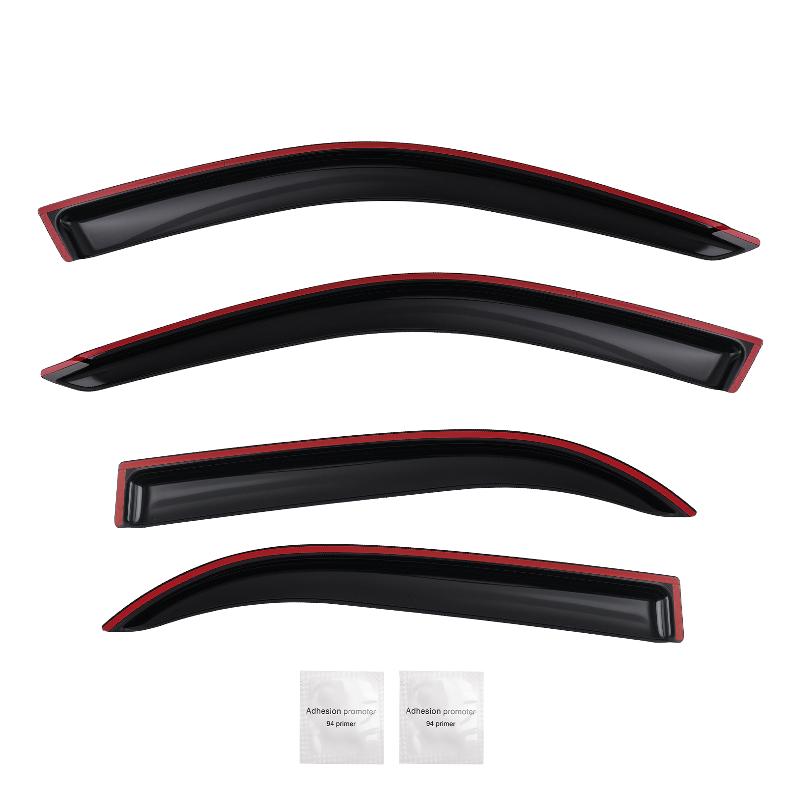 Front Rear Rain Deflector for Toyota Corolla 1993-1997 Window Visor 4Pcs