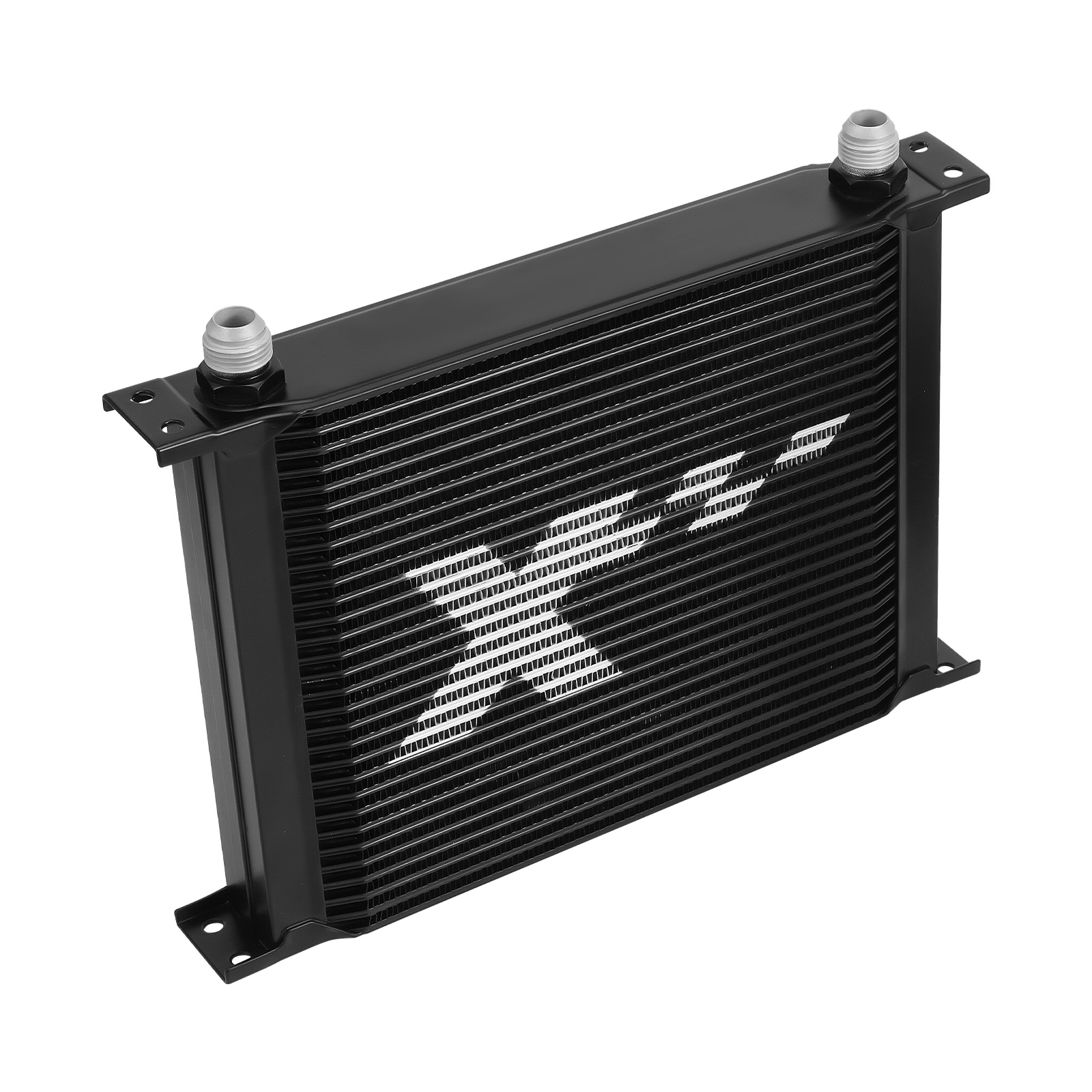 30 Row Oil Cooler Universal Aluminum AN10 with Engine Fitting & Air Guide