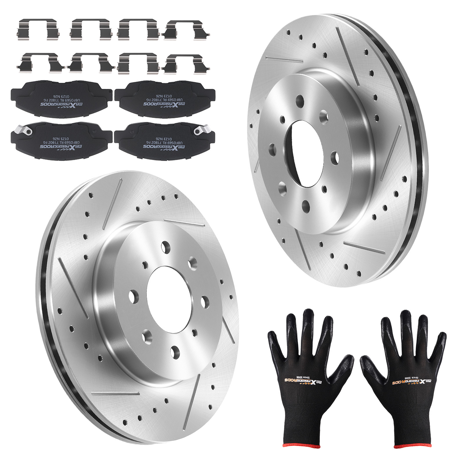 Front Left&Right Brake Rotors Brake Pads For Honda Insight Civic/ Acura EL D465A