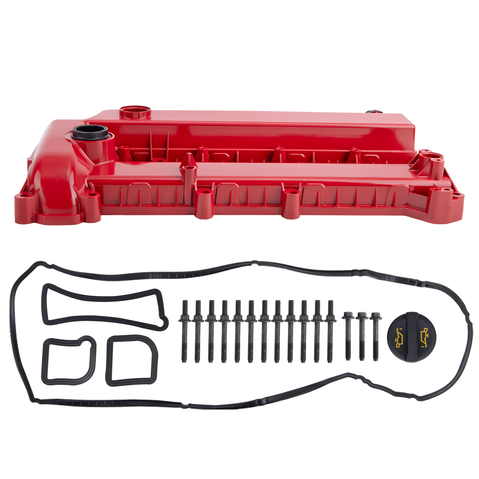 Upgrade Aluminum Valve Cover w/ Gasket & Bolts for Mazda 3 2.0L 2.3L 2006-2009