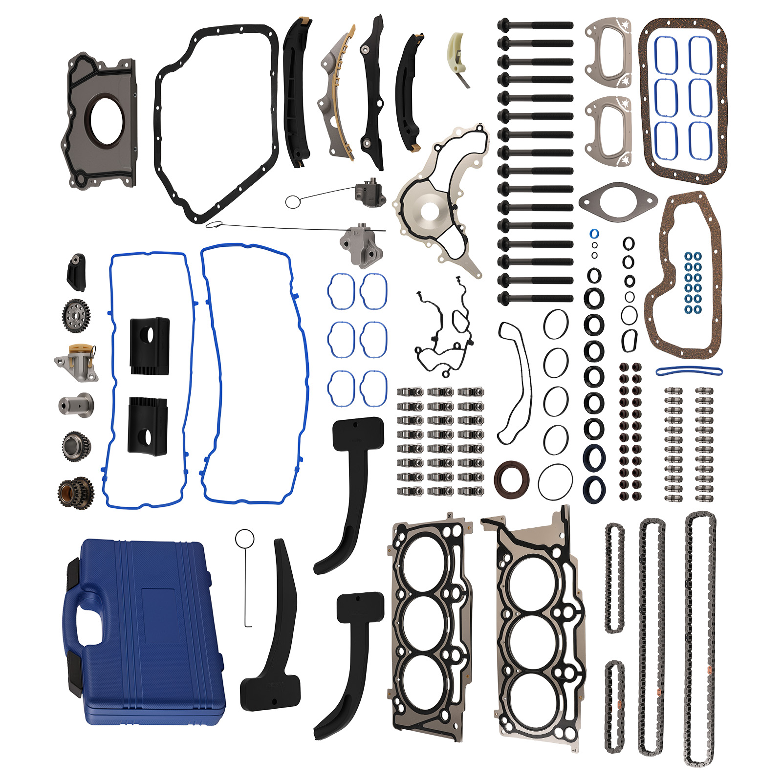 Full Engine Cylinder Head Gasket & Timing Set for Chrysler 200 3.6L 2012-2013