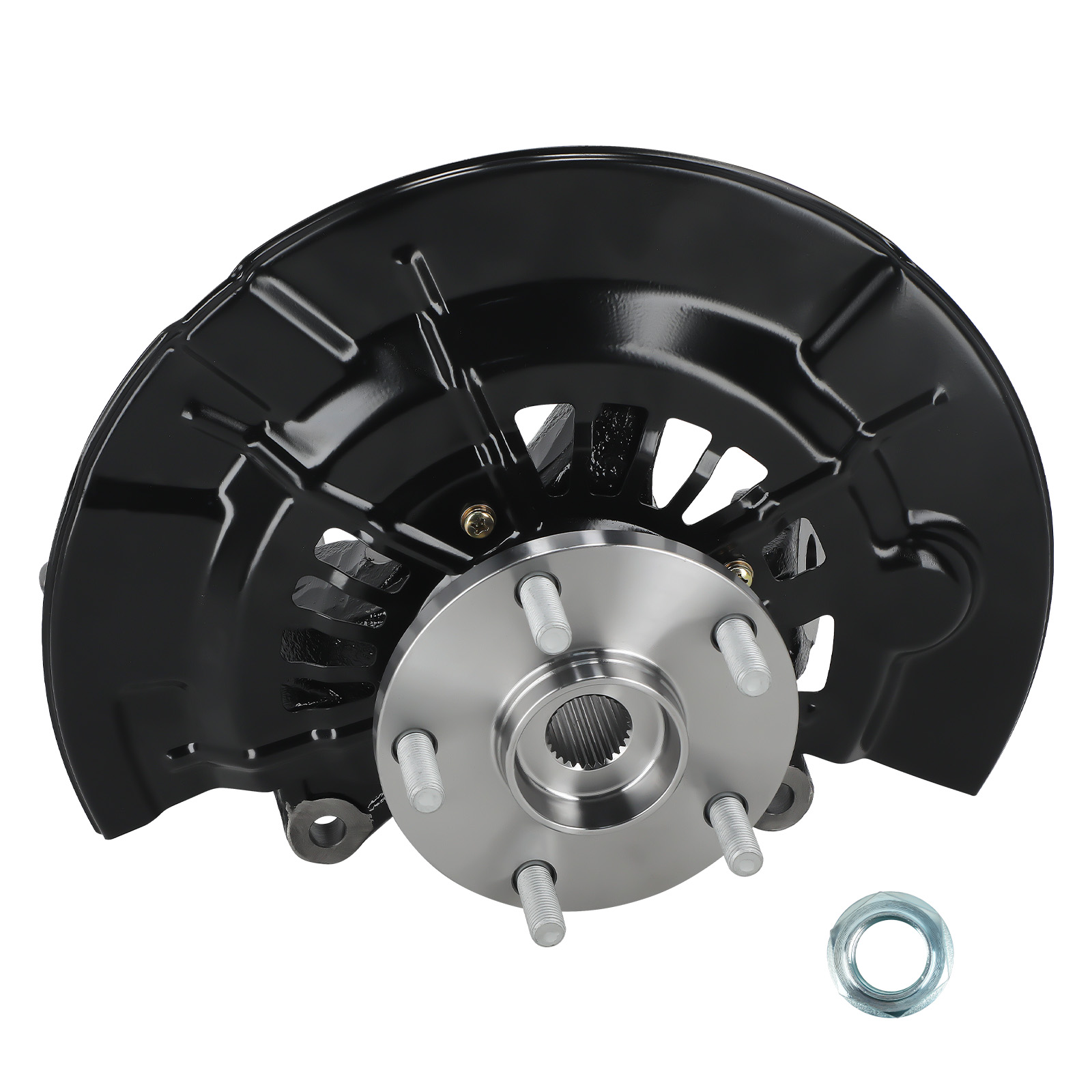 1x Front Steering Knuckle & Wheel Hub Bearing Assembly For Toyota Camry 2007-09