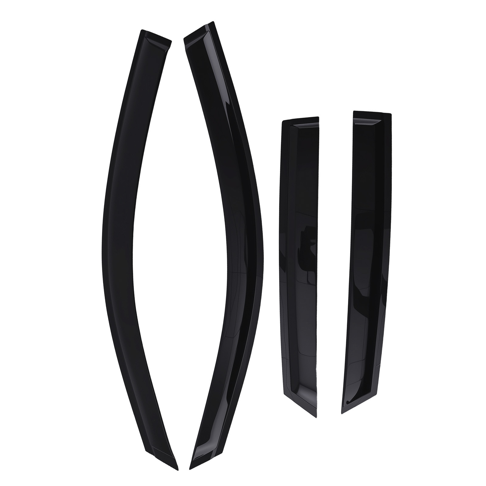 Door Vent Rain Visors for Audi Q3 2011-2018 Outside Mount 4PC  Set