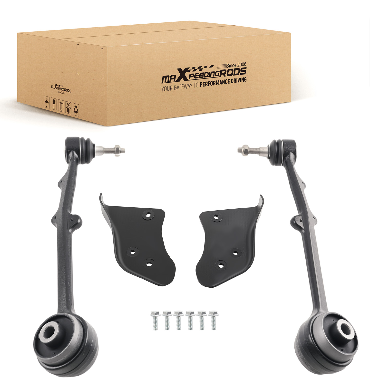 2pcs Front Lower Forward Control Arms & Ball Joints For Ford Mustang 2015-2021