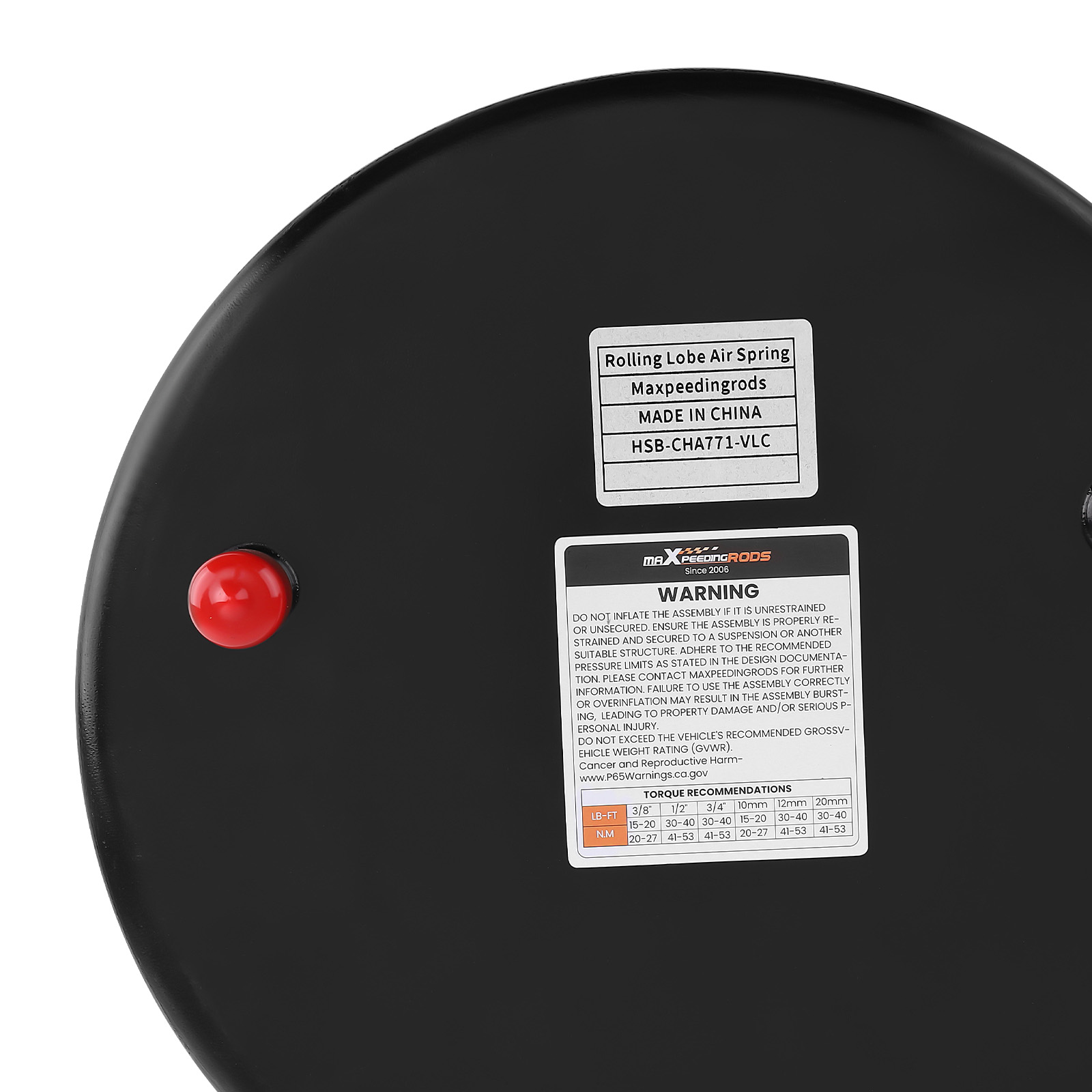 Pair Air Bellow Suspension Bags for ContiTech 64254 for Goodyear 1R14-039