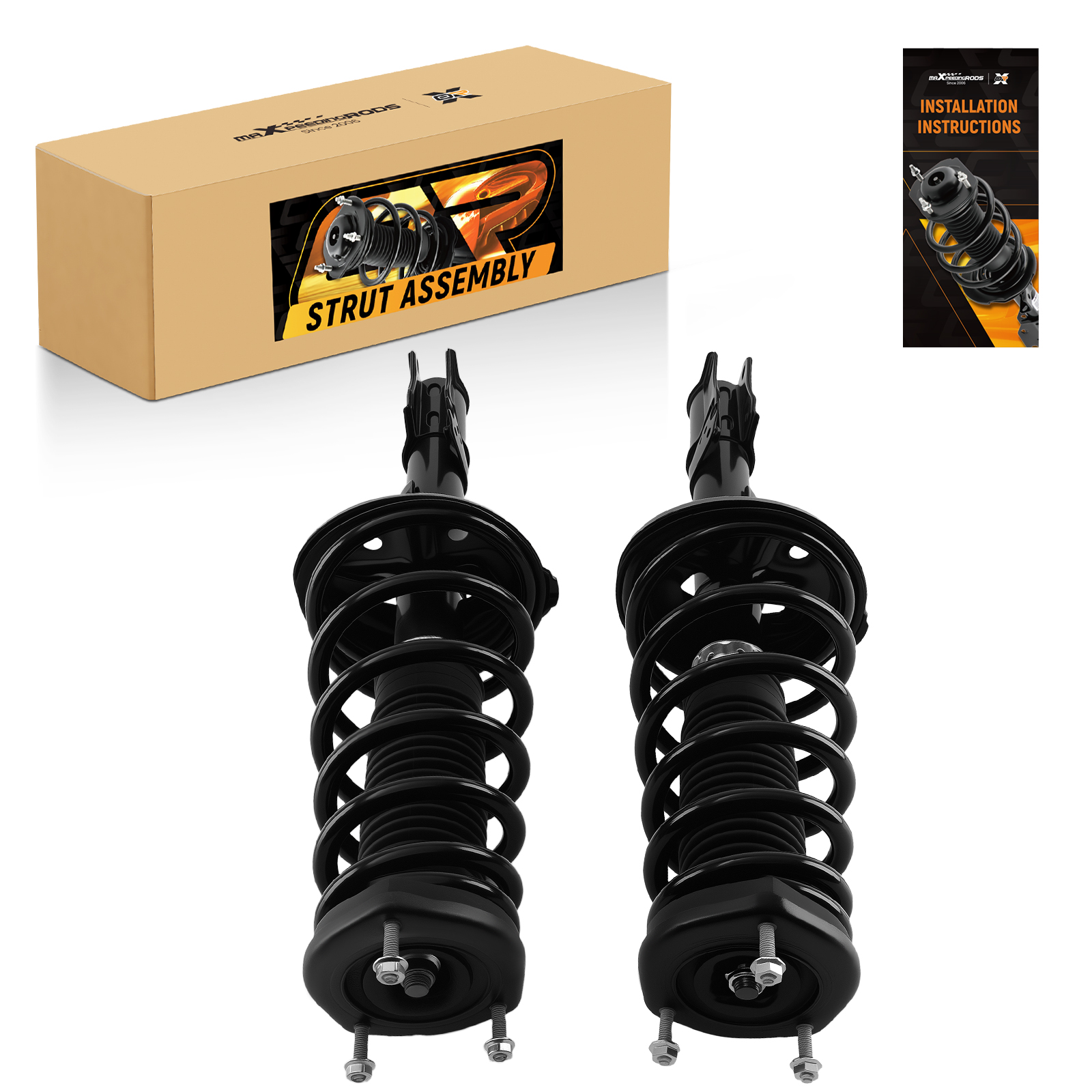 Set 2 Rear Complete Struts Shocks for 1999 2000 2001 2002 2003 Lexus RX300 FWD