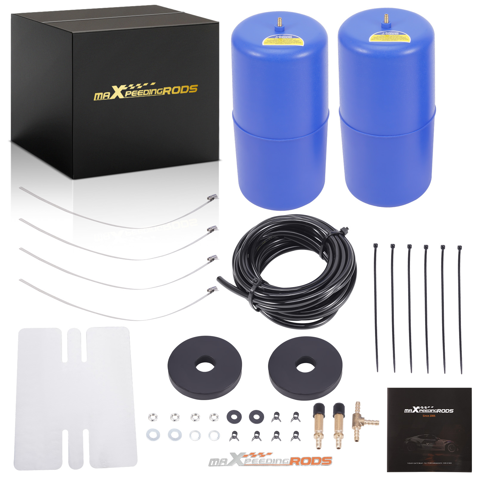 MaXpeedingrods 2300 Lbs Rear Air Helper Spring Kit Jamaica