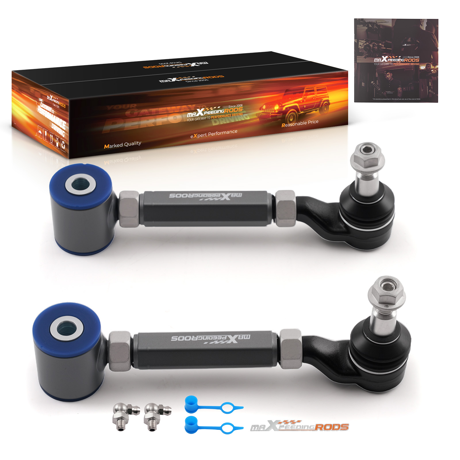 Upper Rear Suspension Camber Kit Control Arm for Acura TL 2004-2008 Poly Bushing
