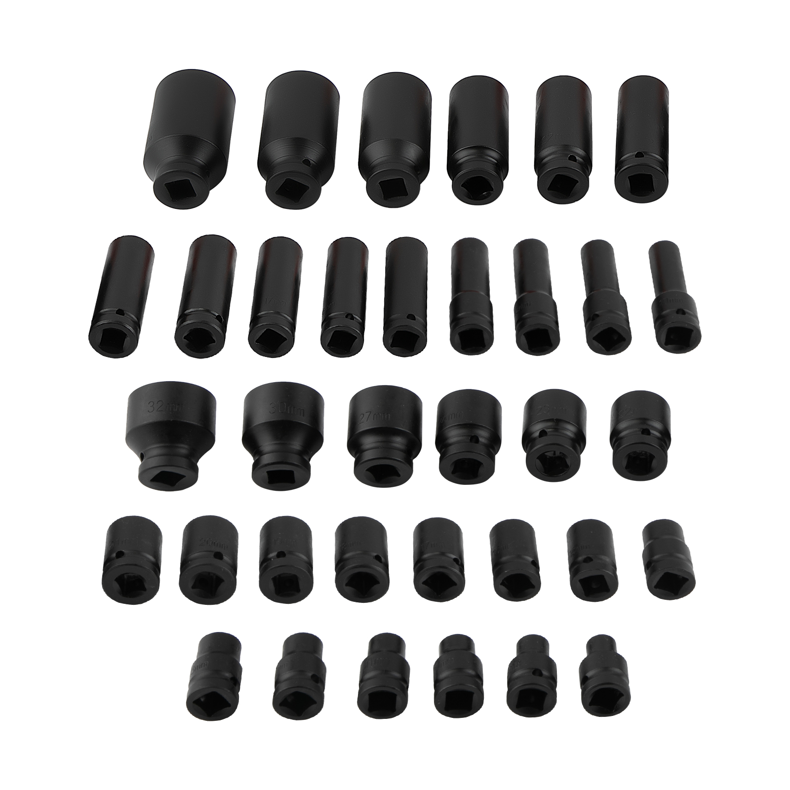 Kraft-Schlagschrauber-Nüsse Steckschlüssel Satz Kraftnüsse Nuss Set 1/2