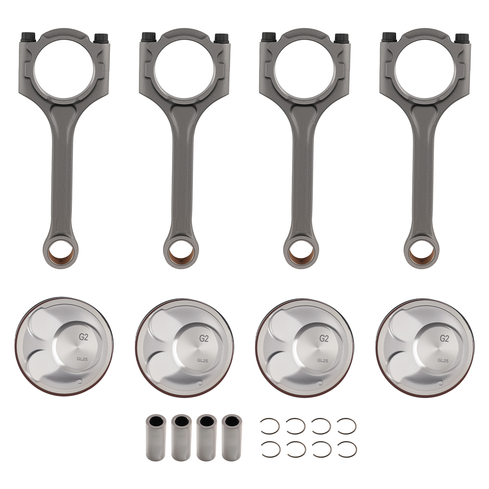 4x Piston Ring Set for Hyundai Tucson SE SEL 2.0L 2014-2018 23510-2E400