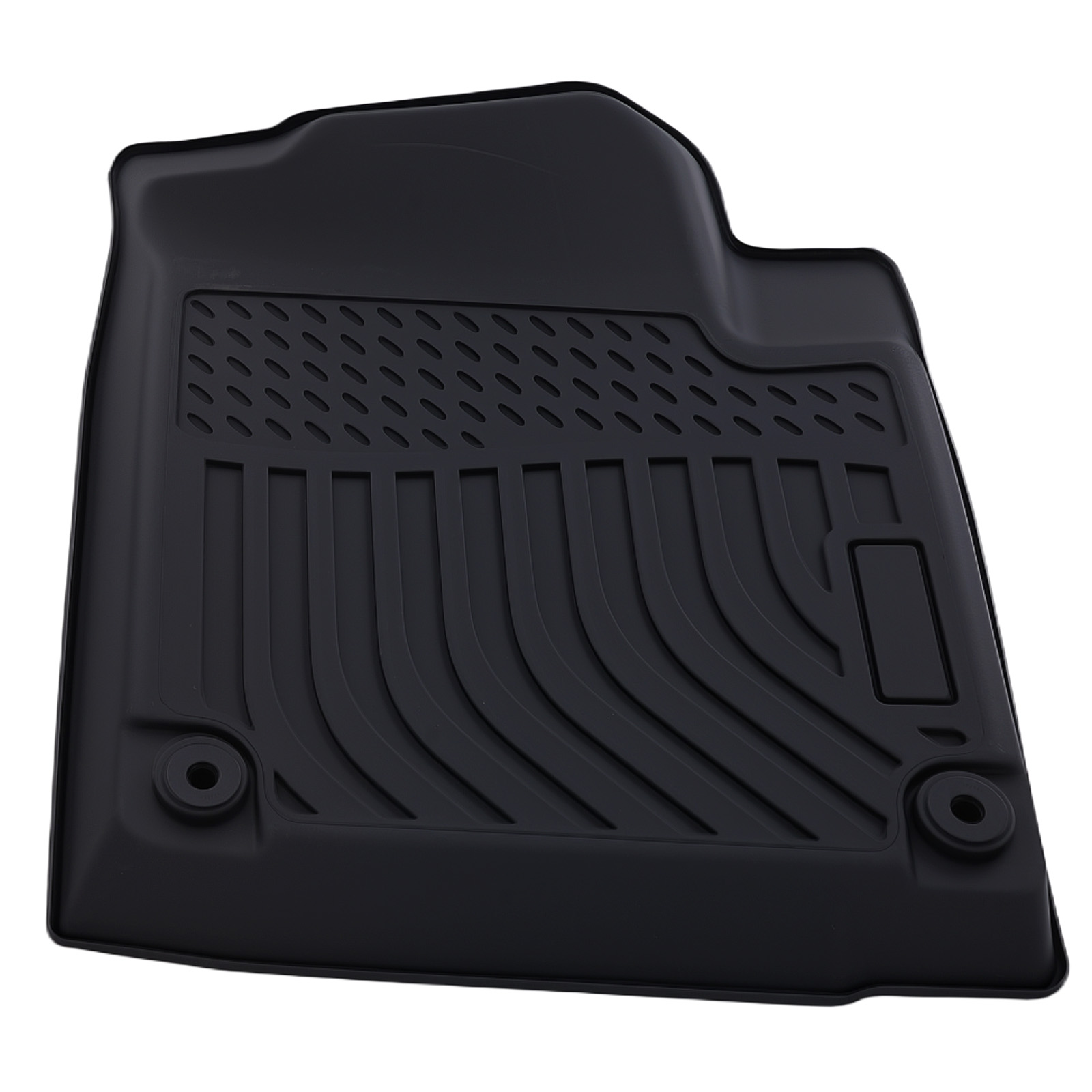 All Weather Black Carpet Floor Mats for Jeep Cherokee 2015-2023 TPE Car Mat