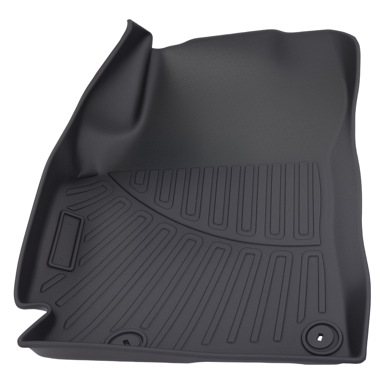 Carpet Floor Mats for Kia Forte 2019-2024 Black TPE Rubber Anti-Slip All Weather