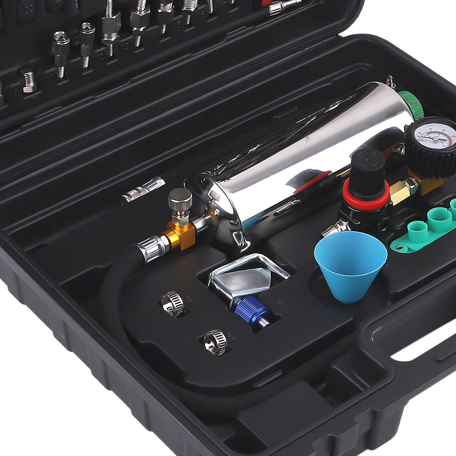 1X Fuel System Cleaner,Non-Dismantle Fuel Injector Cleaner Tool  Kit 140PSI
