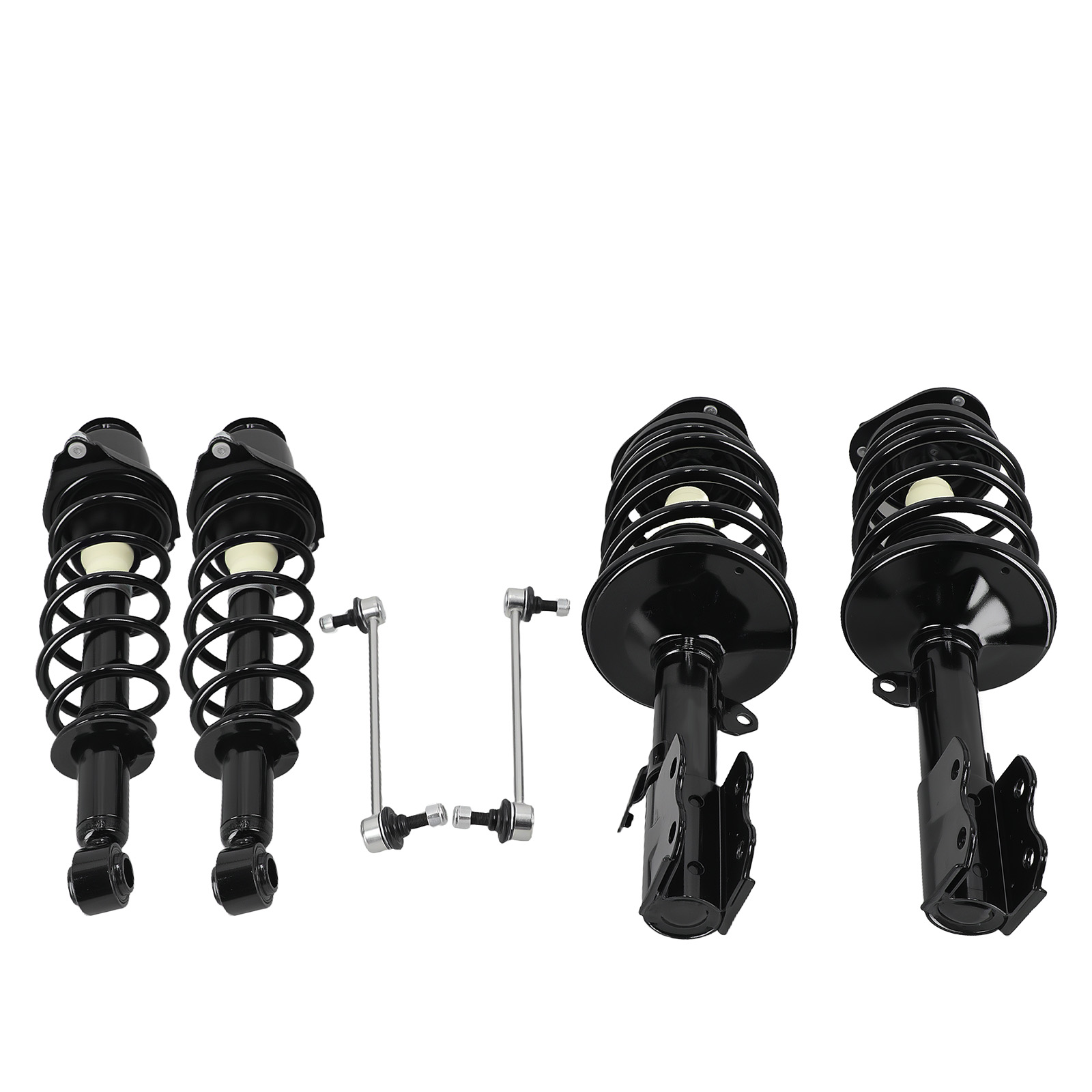 Set 6 Front & Rear Struts Shocks w/ Sway Bars Links For 2004-2009 Toyota Prius