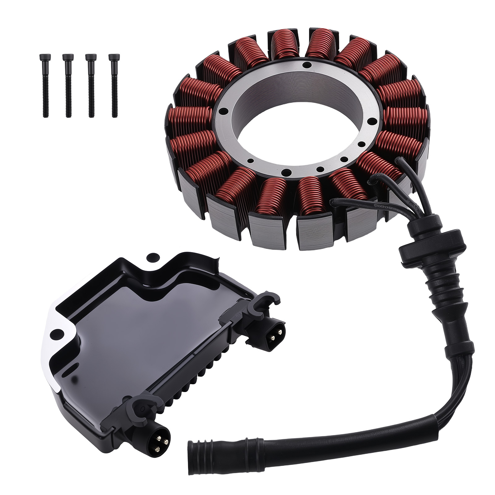 Generator Stator Voltage Regulator Kit For Harley Davidson Dyna 08-2016 30017-08
