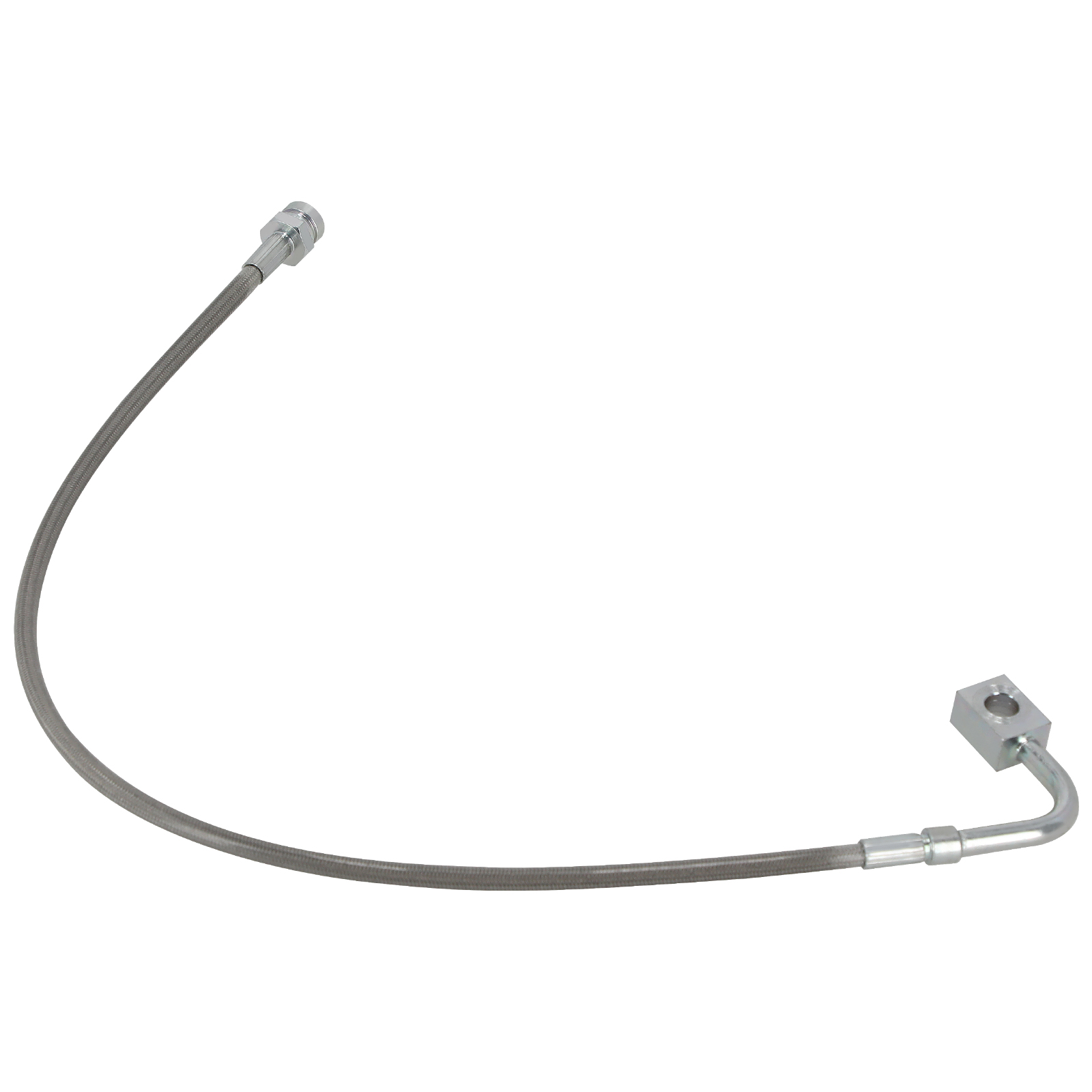 4 PCS Front Rear Brake Lines For Jeep Wrangler JK 2-Door / Unlimited 2007-2018