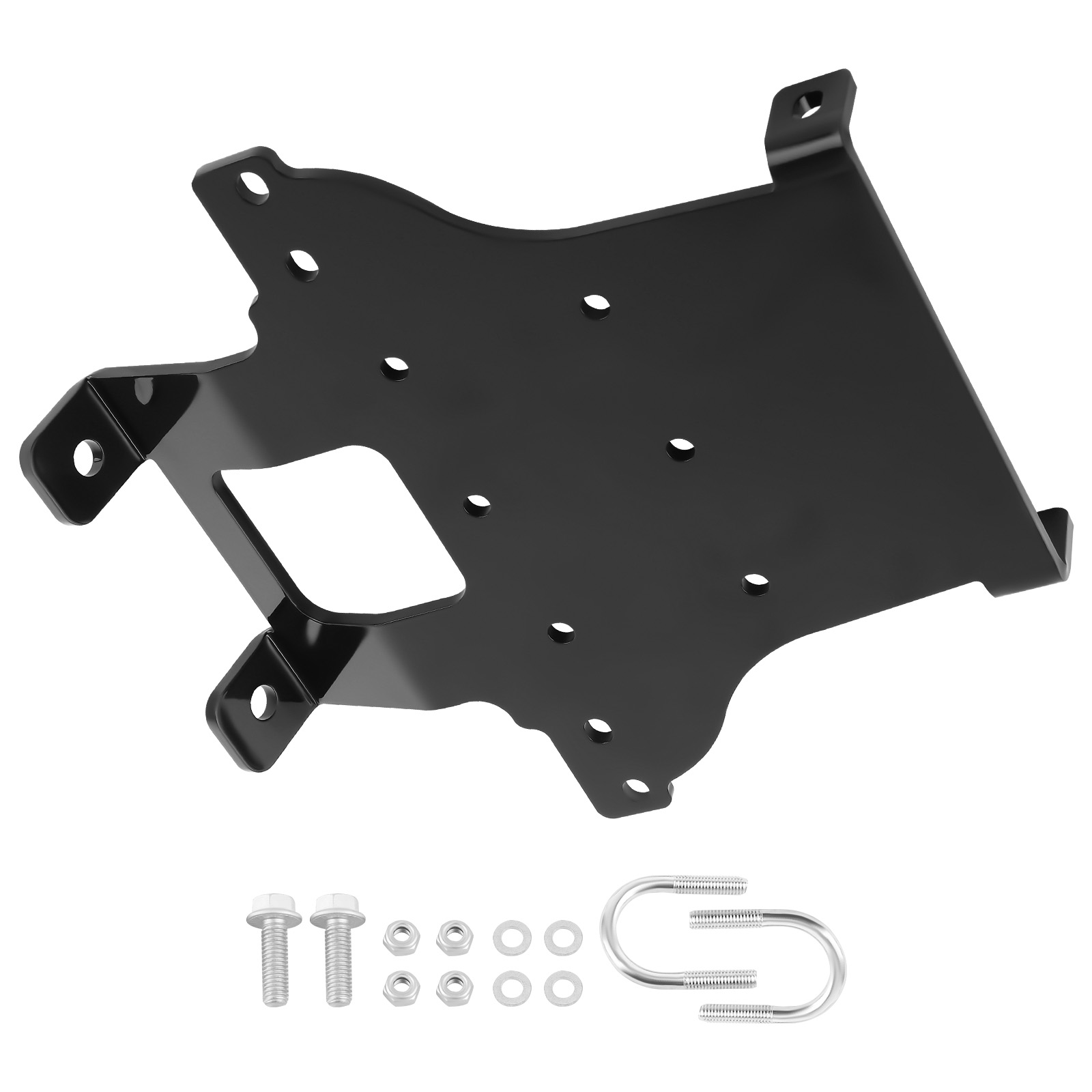 Heavy-Duty ATV Winch Mount Plate Kit For Honda TRX650 Rincon FA FGA 2003-2005