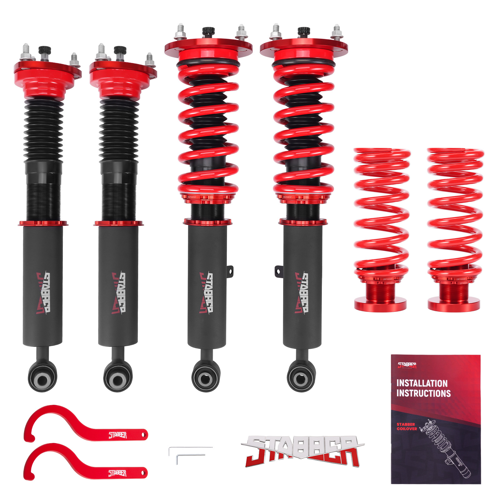STABBER Coilovers 24 Way Damper Suspension Struts For Lexus IS350 RWD 2014-2017