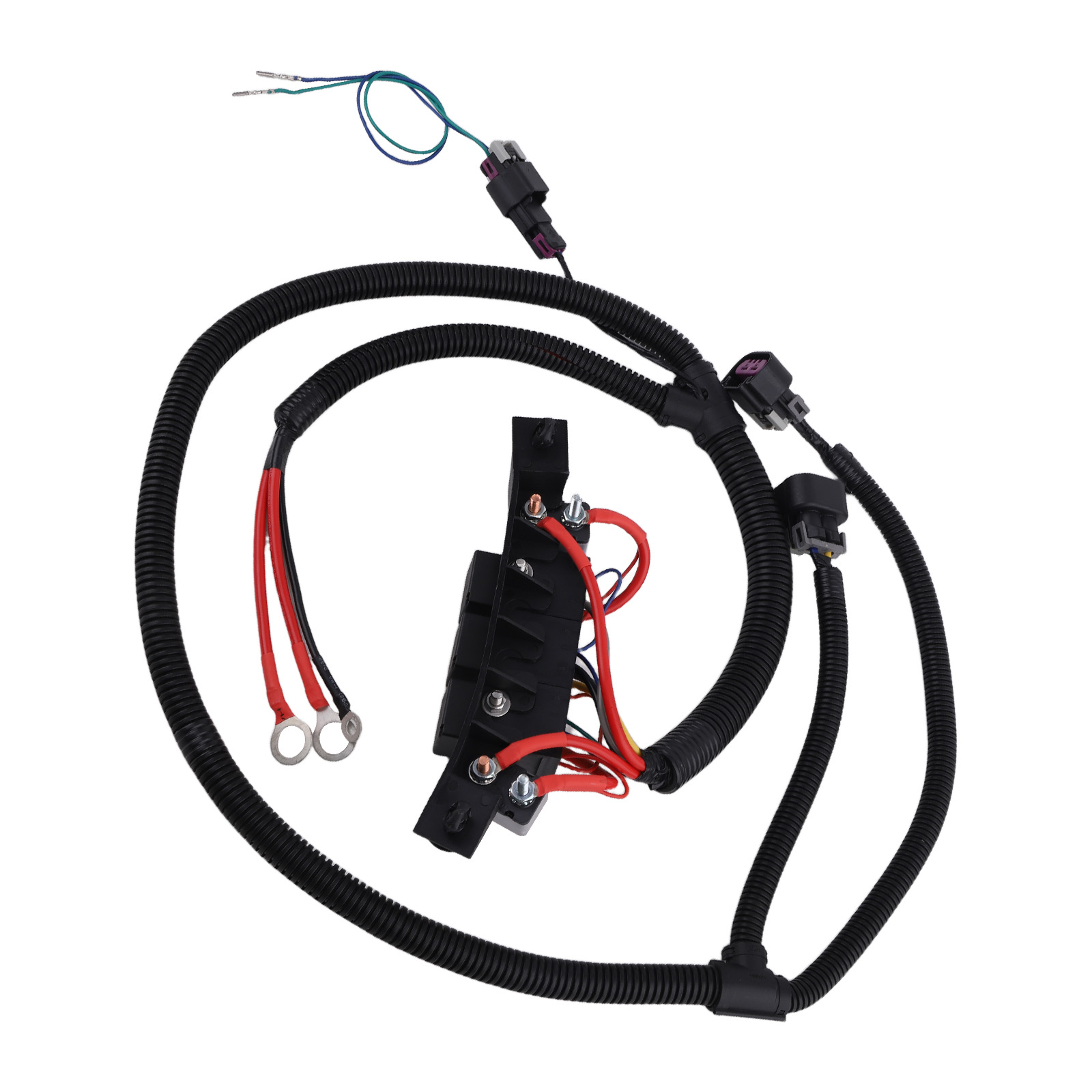 Dual Speed Electric Fan Control Wiring Harness Kit for GMC Sierra 1500 2500 3500