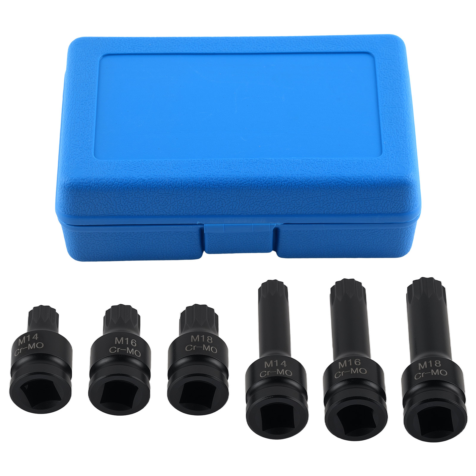 1/2in Spline Socket Bit Set for Volkswagen Golf Sharan Transporter 6pc