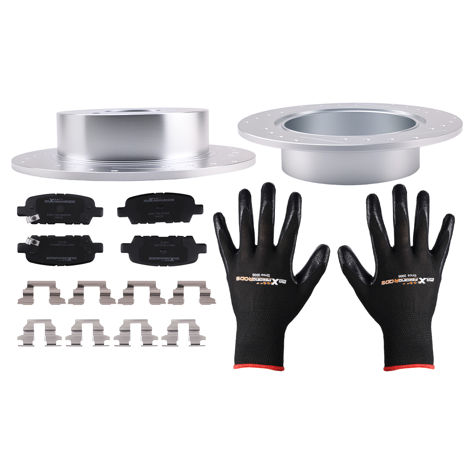 Rear Brake Rotors & Ceramic Pads Set for Nissan Maxima 2004-2008 S-31312 P-905