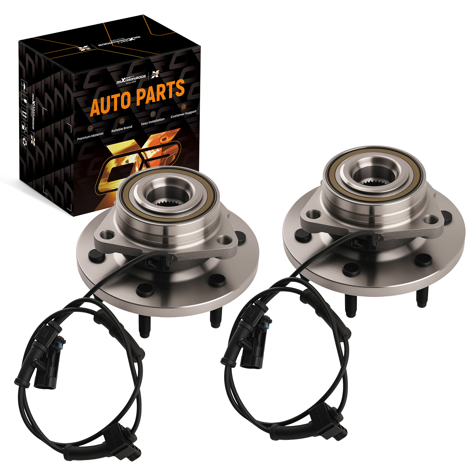 2x Front Left Right Wheel Hub for HUMMER H3/H3T 2006-2010 515093 BR930744