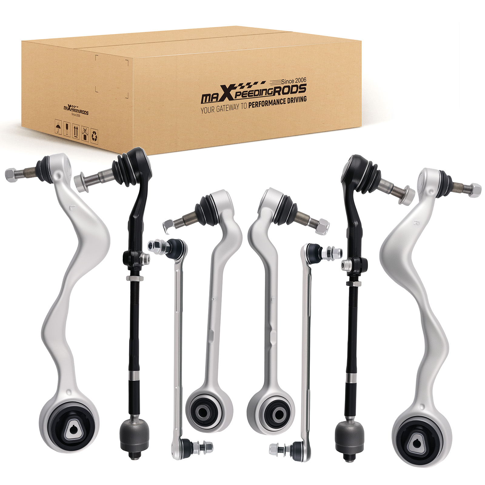 QUERLENKER LENKER+KOPPELSTANGE+SPURSTANGE SATZ VORN FÜR BMW 1er E81 E87 E88 E82