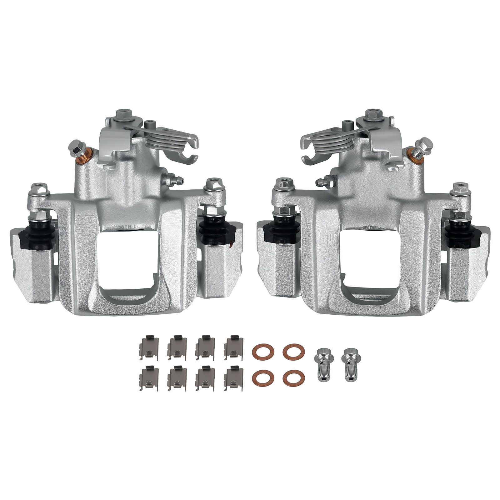 Pair Brake Caliper Rear for Ford Taurus 2013-2019 with Bracket 18B5262 18B5263