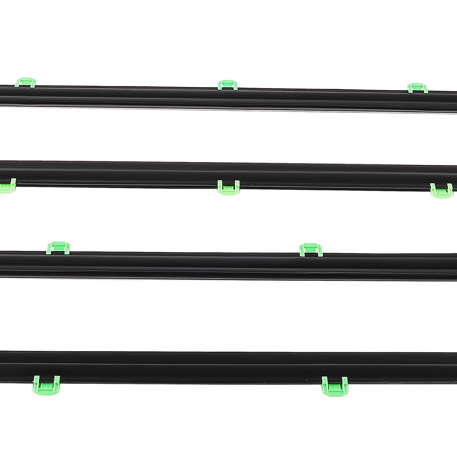 4x Ventana de Sello de Puerta Burlete Cinturón Moldeo Trim for Honda CR-V 07-11