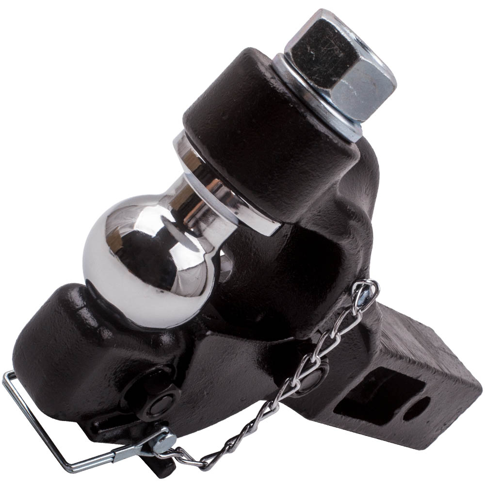 8 Ton Ball Combo Pintle Hook Tow Hitch Towing Heavy Duty 4WD Truck