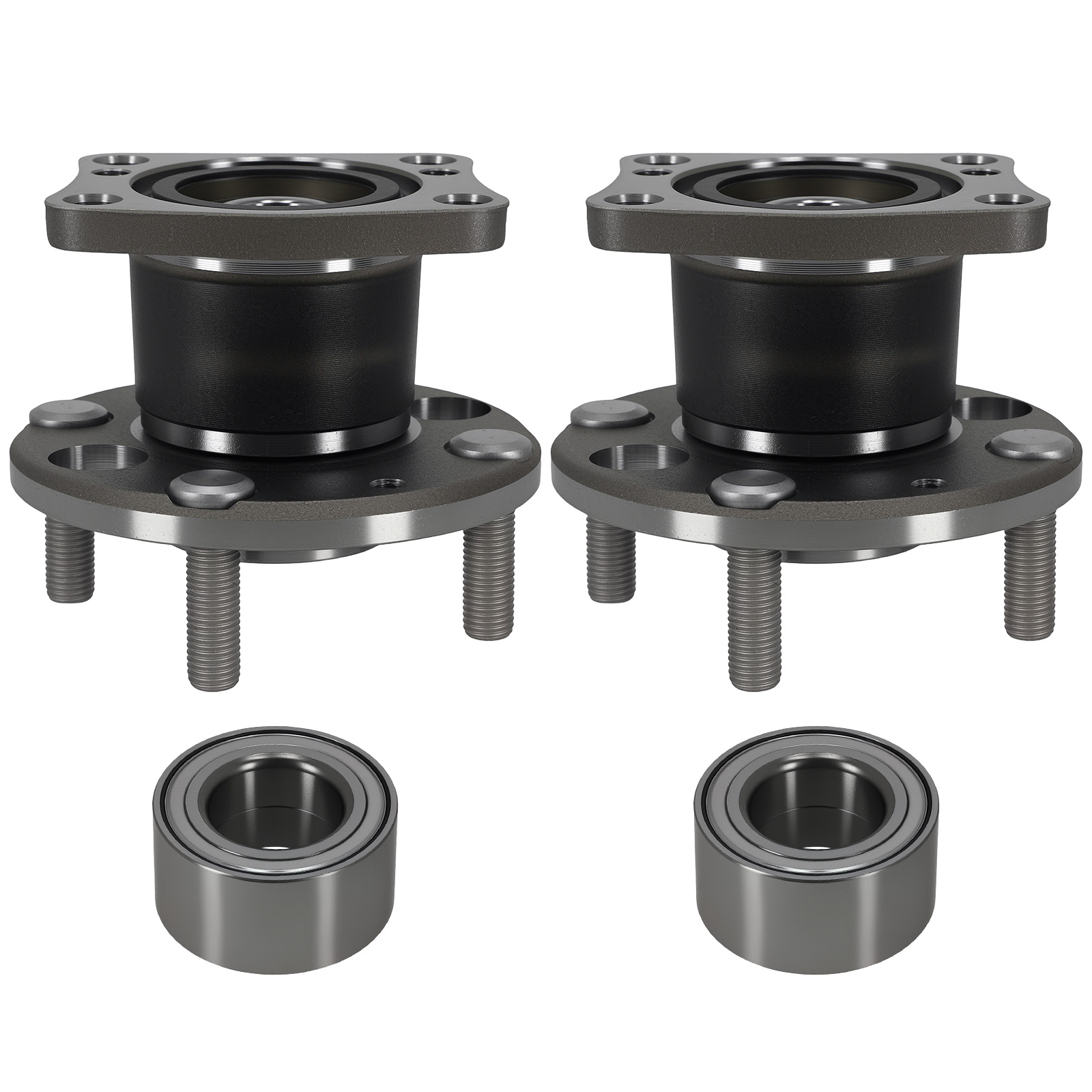 2pcs Rear Wheel Hub for Mazda 2 2011-2014 1061599 2S6111215BC 2S651215AA L+R