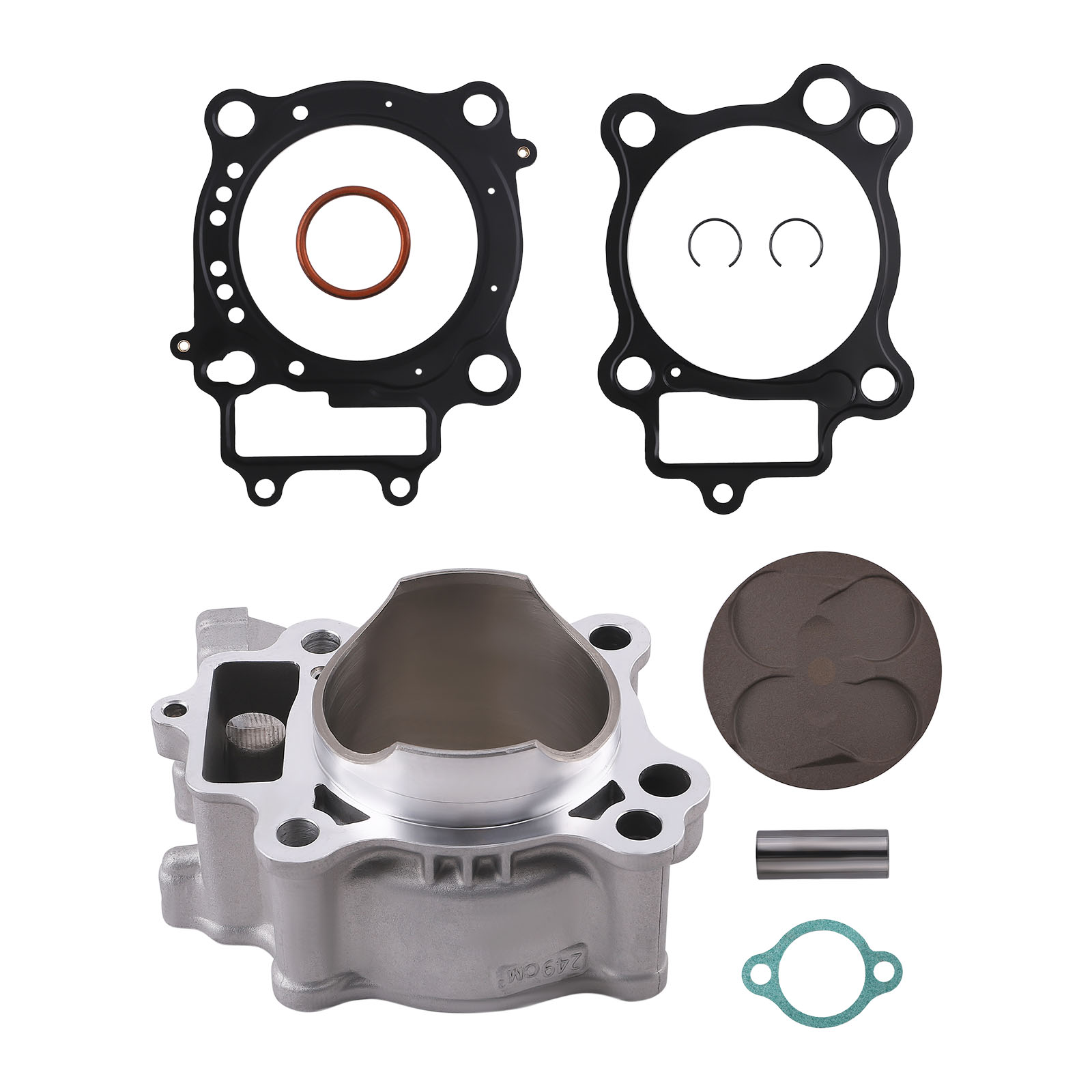 78mm Stock Bore Cylinder Piston Top End Rebuild Kit For Honda CRF250R 2004-2009