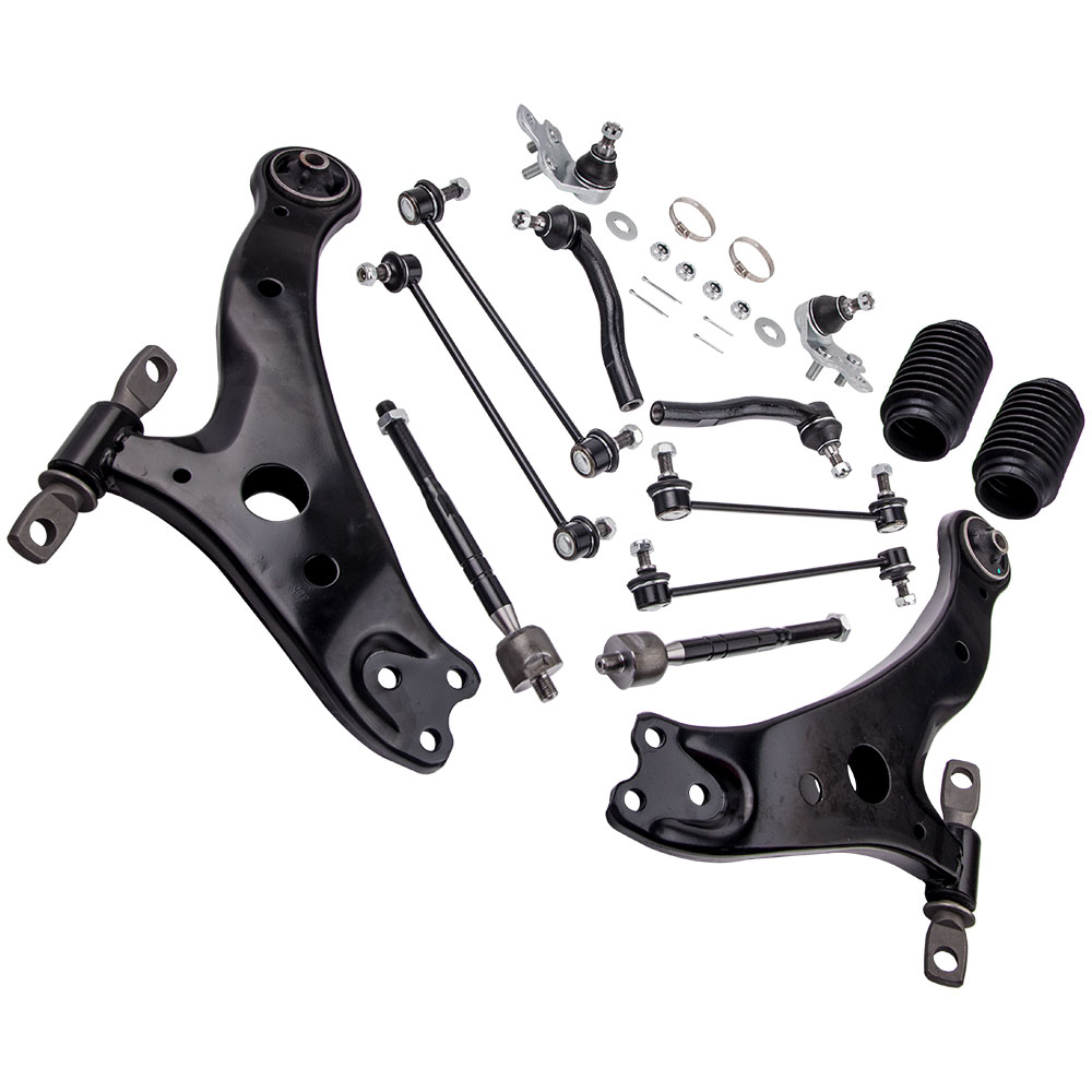 16pc Front Struts Coil Springs + Control Arms Kit For Toyota Camry 2007-2011