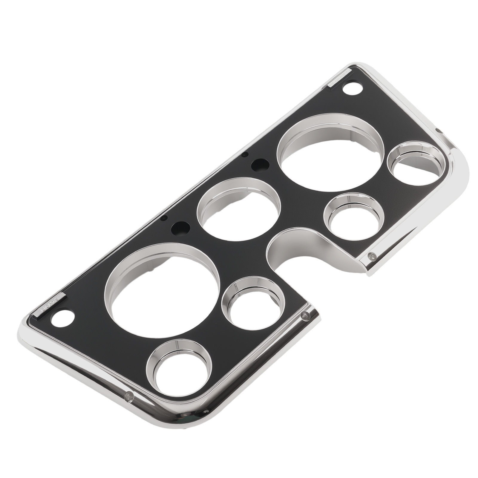 Dashboard Cover Front Bezel for Chevy C10 1967-1972 Black Chrome Plastic PP