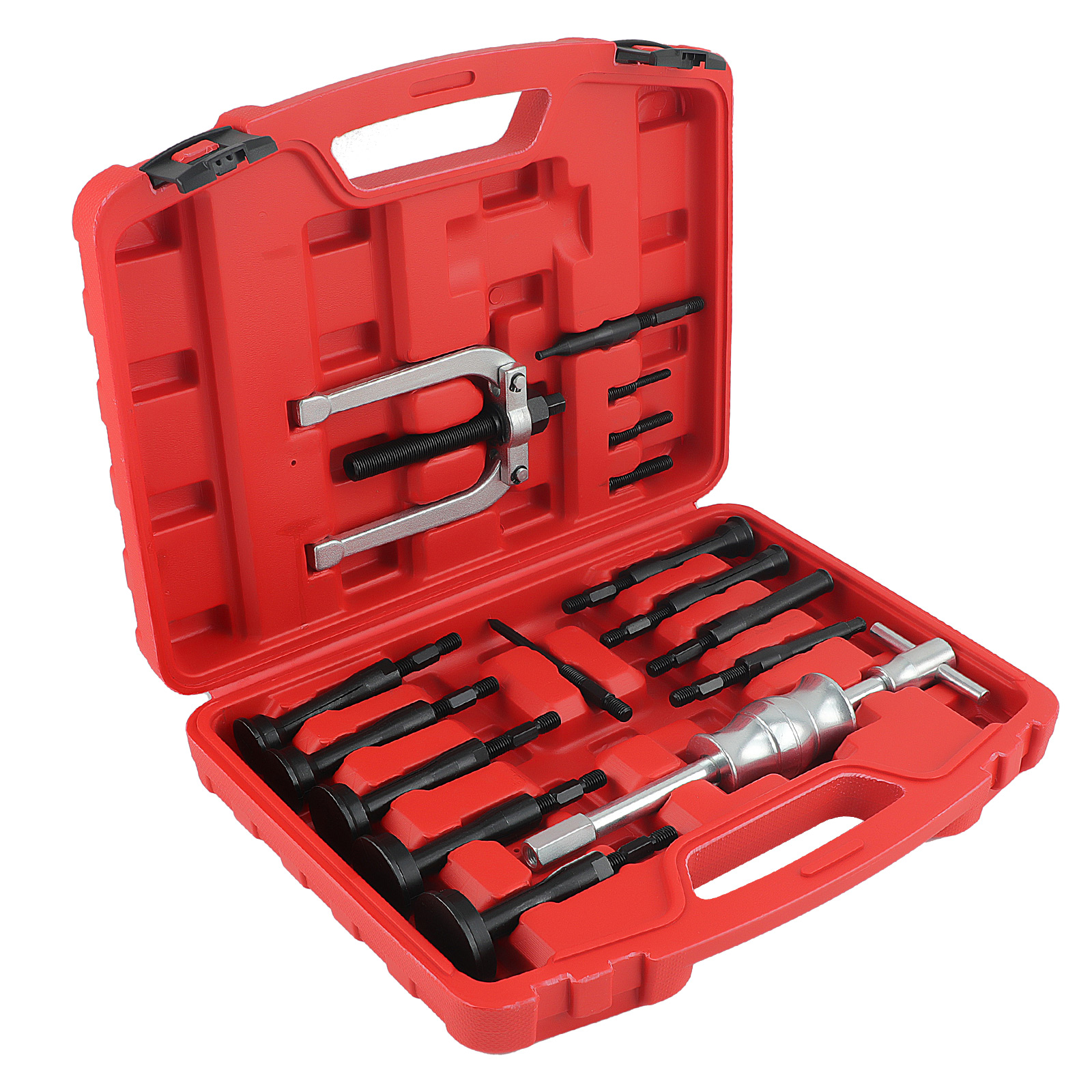 16Pcs Blind Bearing Puller Kit Extractor Set Inner Bearing Hole Removal Tool Kit