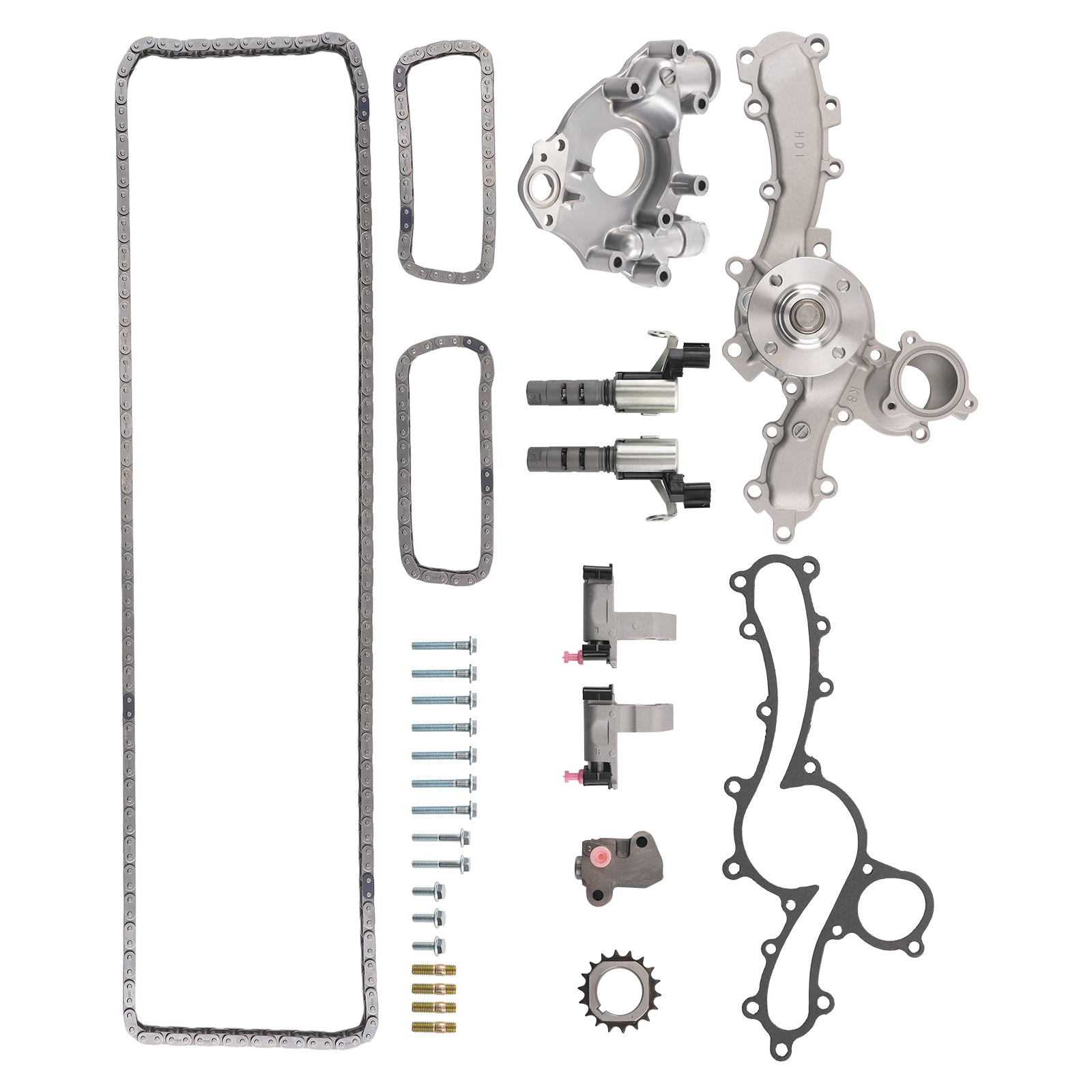 Engine Timing Chain Set for Toyota 4Runner 4.0L 1GR-FE K536 w/ Solenoids