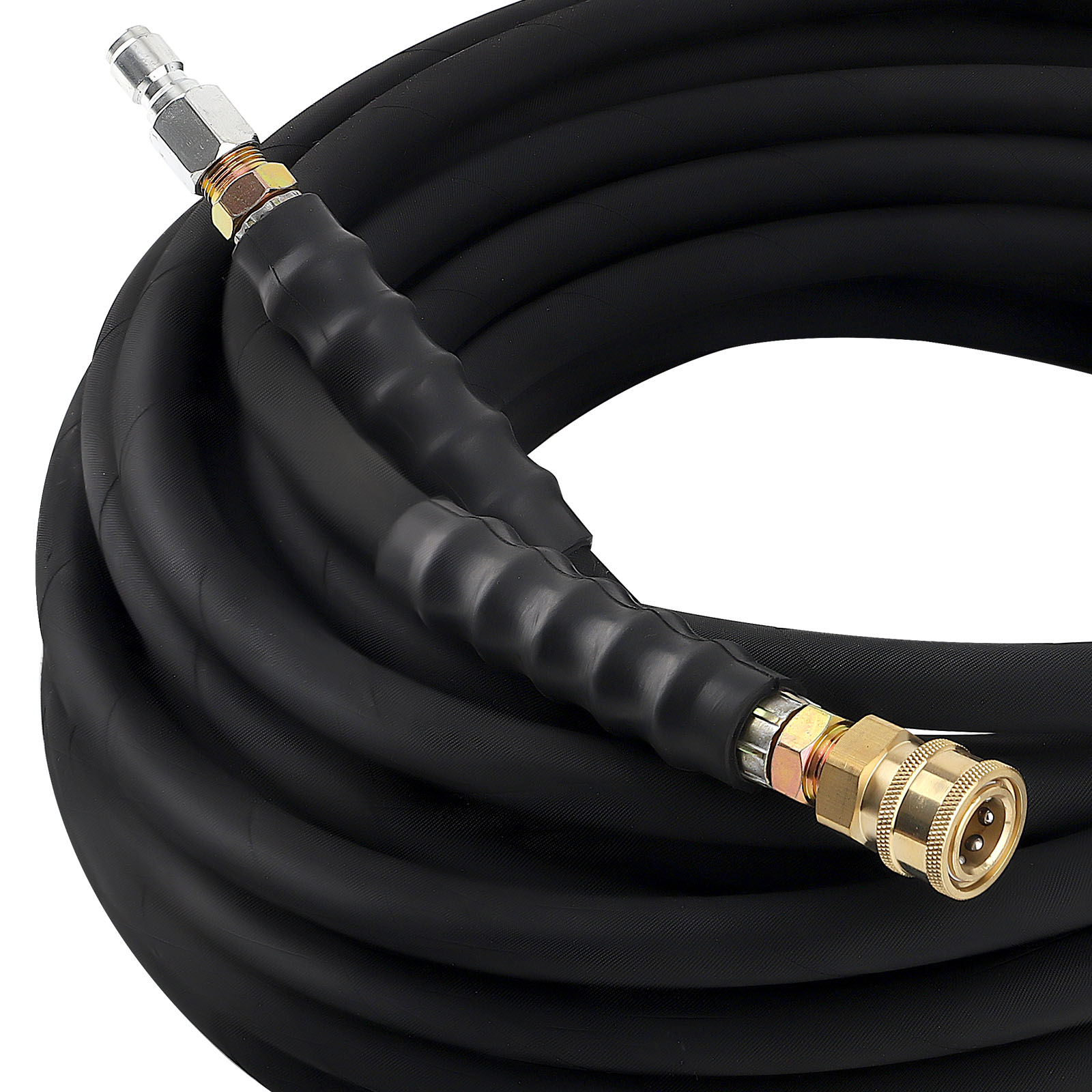 100FT High Pressure Washer Hose for Cleaning 6000 PSI 3/8in Diameter Extension