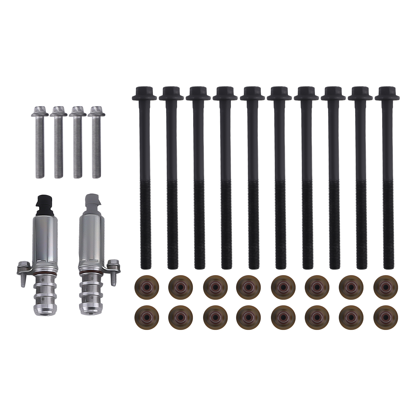 Timing Chain Kit & Oil Pump Selenoid Actuator Gear Cover Kit For GMC 2.0 2.4