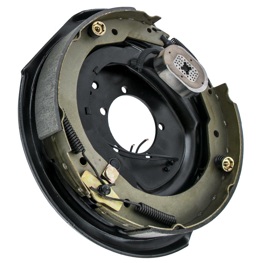 2x Electric Trailer Brakes Right & Left Backing Plate 12