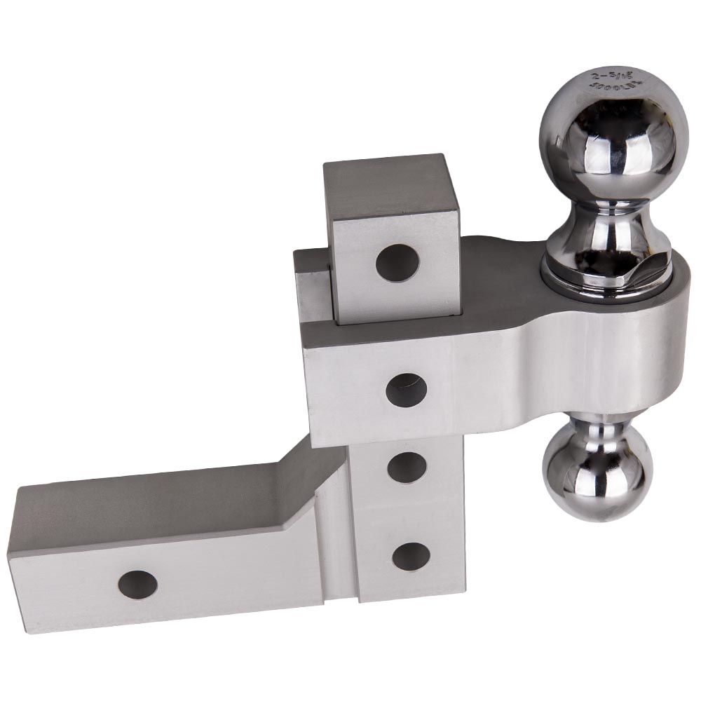 2" Trailer Receiver Truck Rv 6" Drop Adjustable Aluminum Hitch Tow