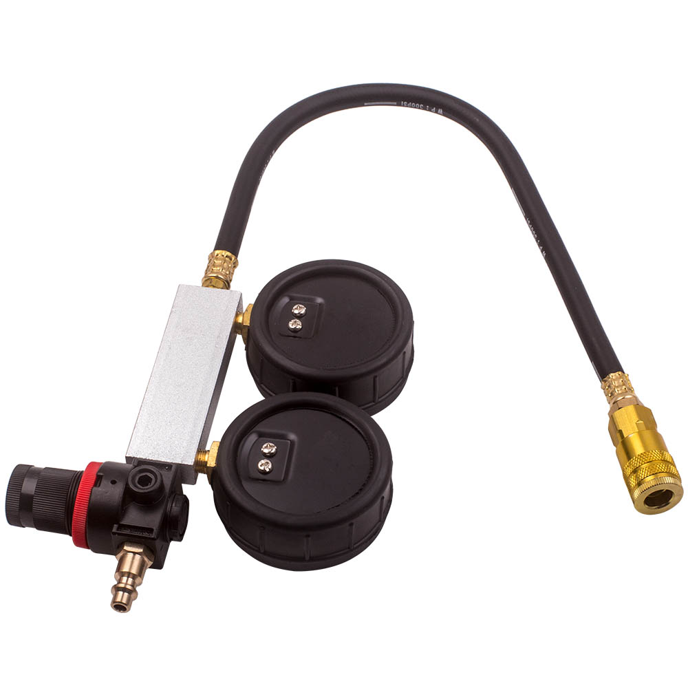 Cylinder Leakage Detector Test Kit 0100PSI Petrol Engine Leak Down