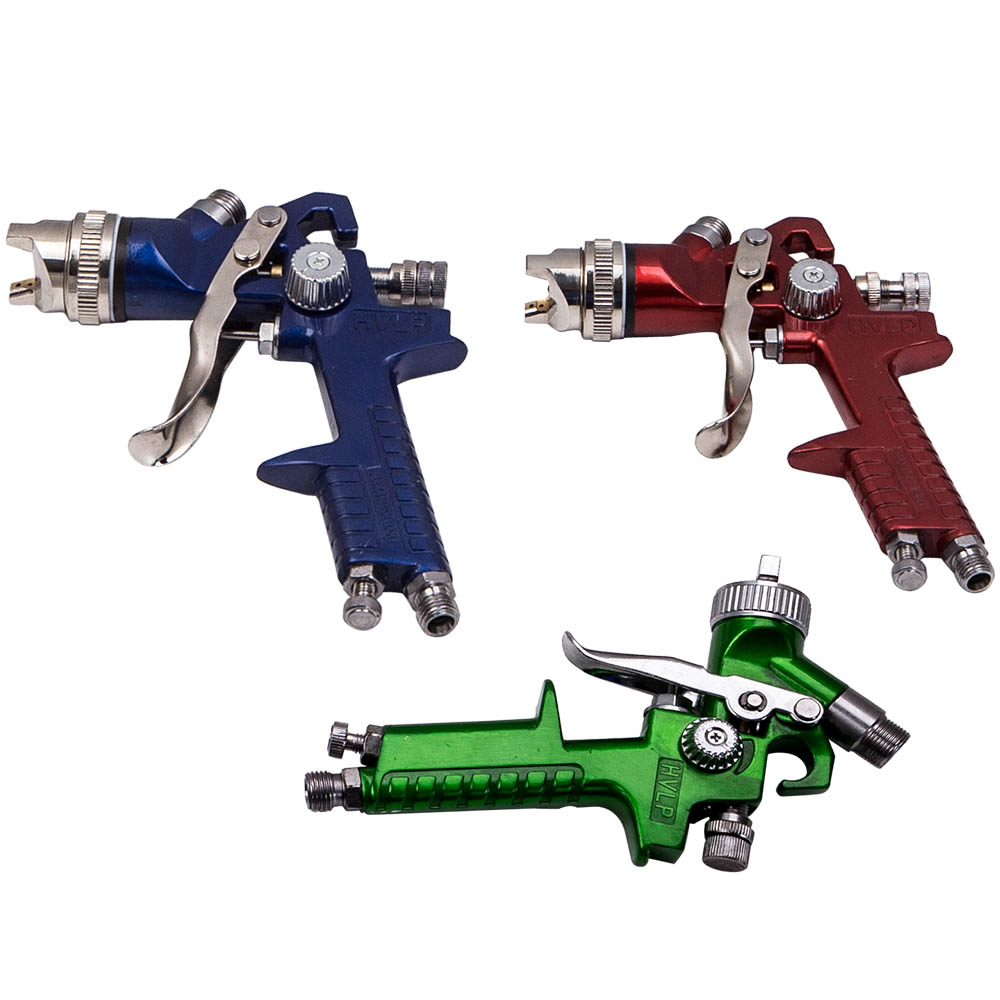 3 HVLP Aluminum Air Spray Gun Kit Auto Paint Car Primer ...