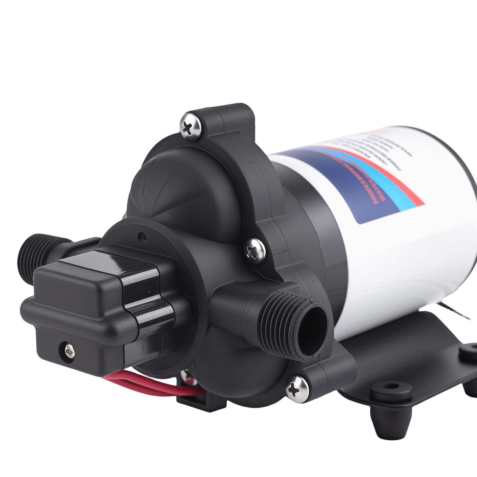 12V Diaphragm Water Pump for RV Yacht Marine Irrigation 15L/Min Low Noise